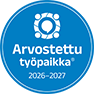 Arvostettu työpaikka 2026-2027 tunnus
